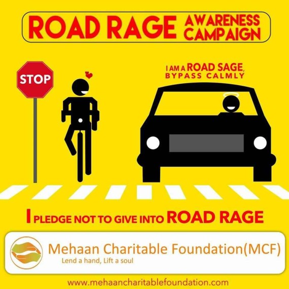 Mehaan Charitable Foundation Road Rage Awareness Campaign.