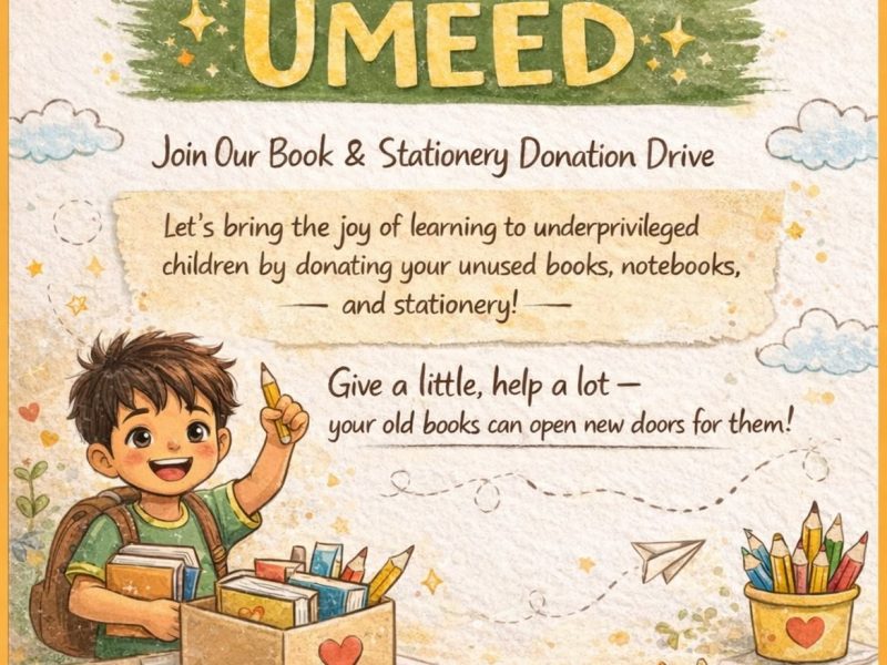Education for All – Books & Stationery DriveAt Mehaan Charitable Foundation, we believe no co Books & Stationery DriveAt Mehaan Charitable Foundation in Gurgaon
